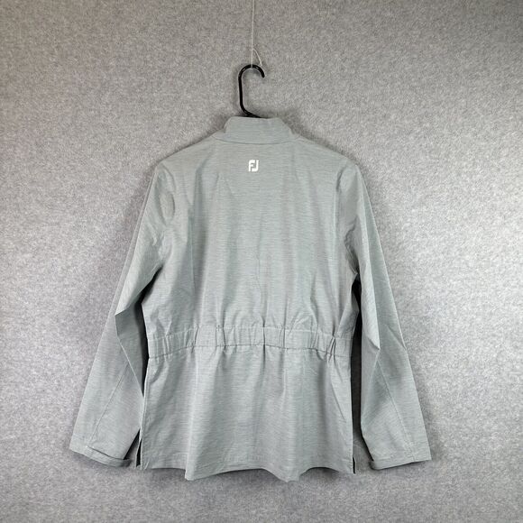 FootJoy HYDRO LITE X Full Zip Jacket Heathe Grey Rain Women's Size‎ L #28330 X67 - Picture 7 of 16